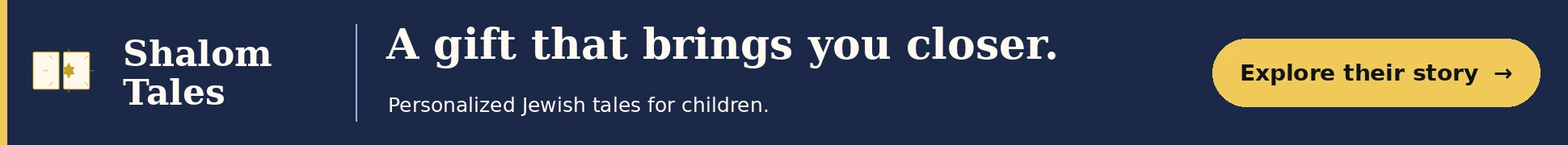 Shalom Tales - Their own tale of wonder.