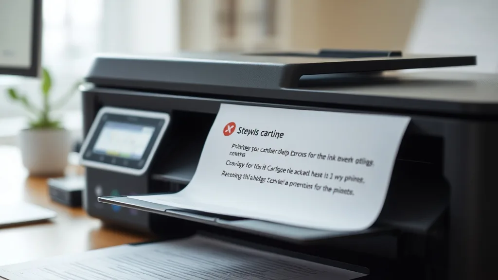 Stepwise Troubleshooting for Printer Ink Cartridge Recognition Errors